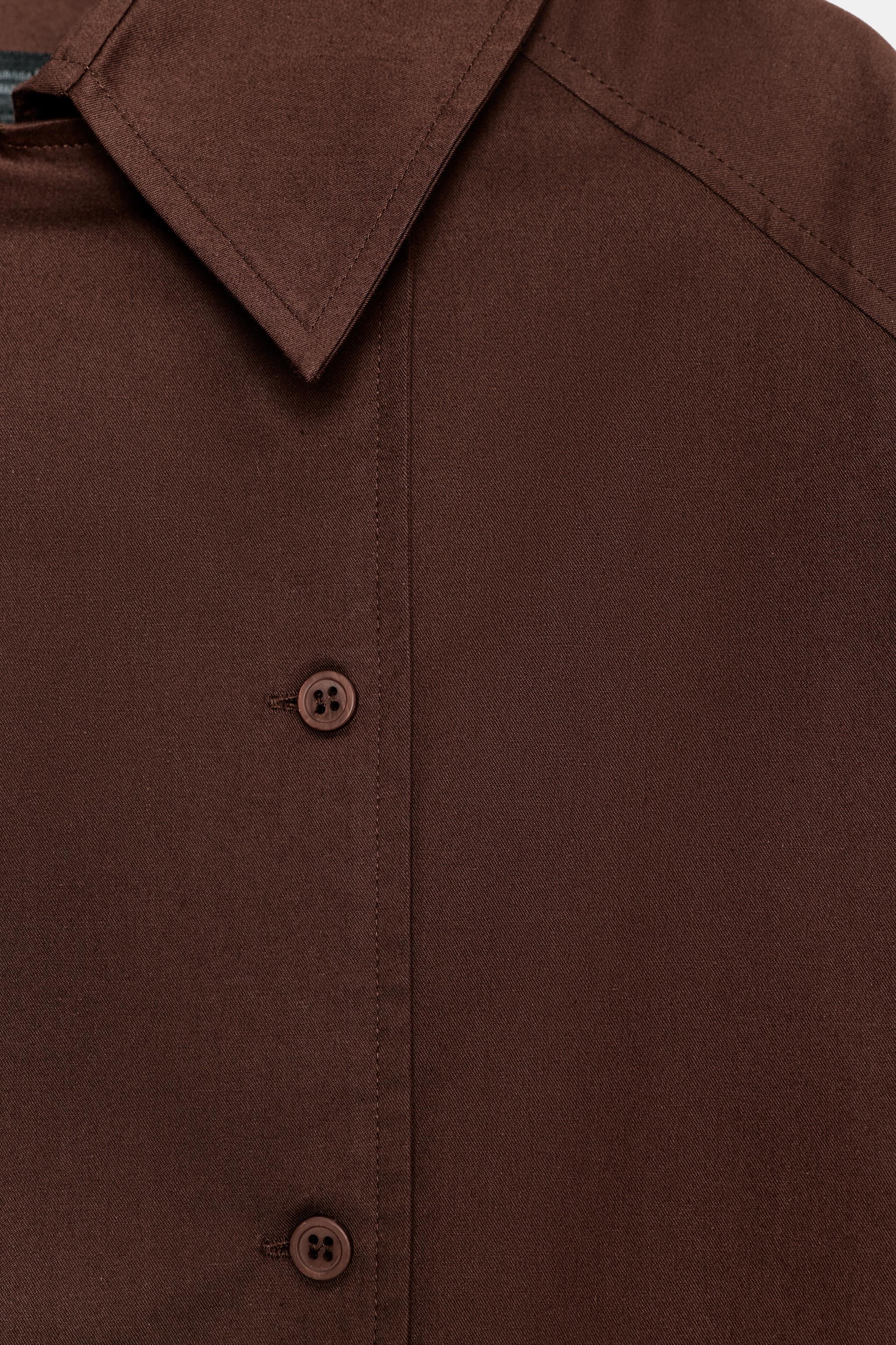 ZW COLLECTION OVERSIZED PLEATED SHIRT